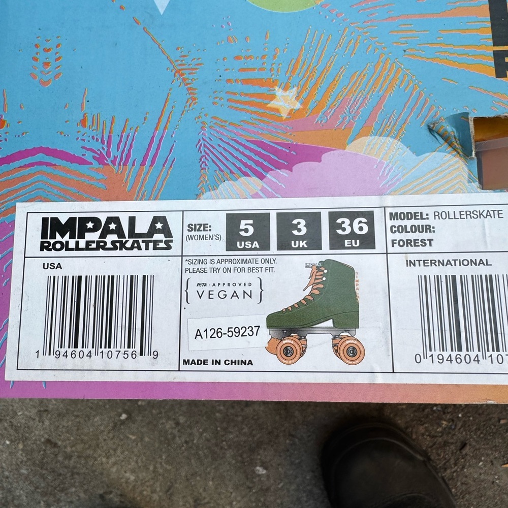 Impala Forest Green Roller Skates